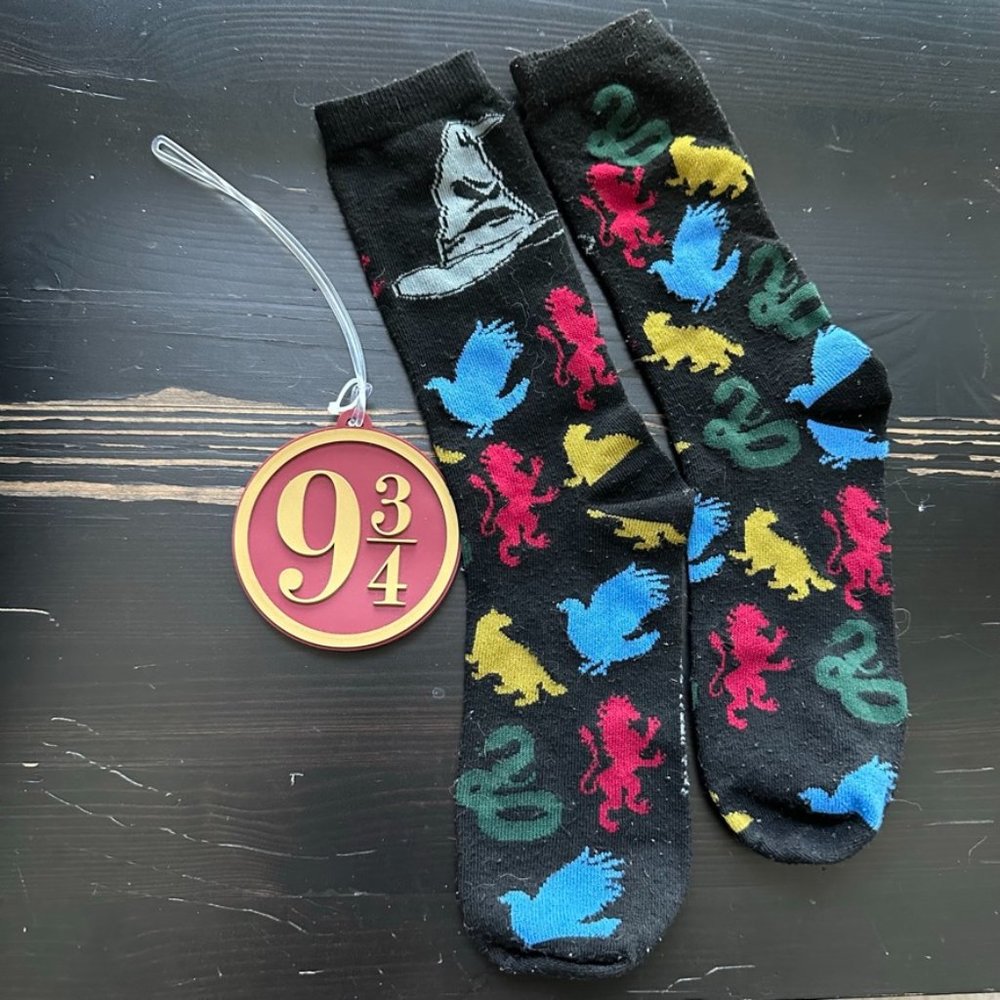 Harry Potter Socks and Luggage Tag